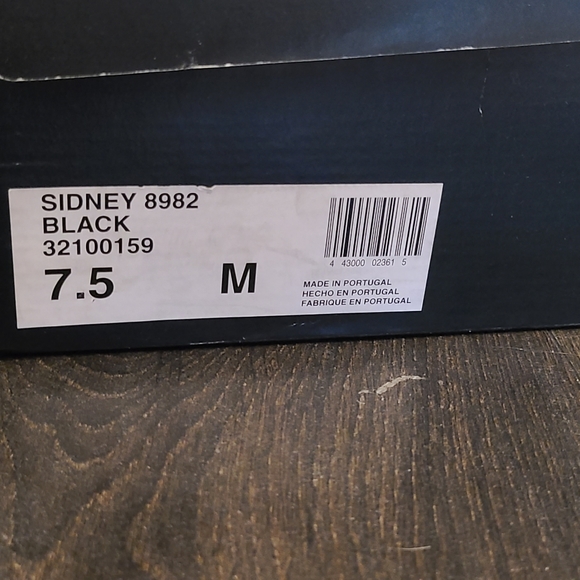 Little Burgundy Black Ankle Boots - Picture 8 of 8